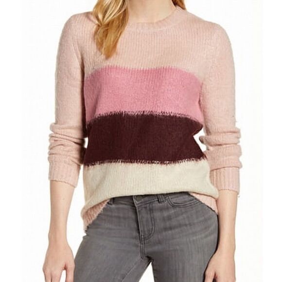 NEW VINCE CAMUTO Pink Shadow Sweater - M